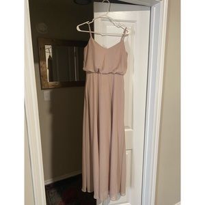 Birdy Grey Gwennie Taupe bridesmaid dress